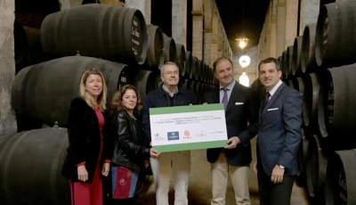 Celebración por donación de Bodegas Lustau